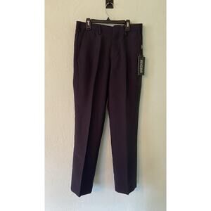 RGM Mens 30x29 Navy Blue Pleated Front Dress Pants Modern Fit